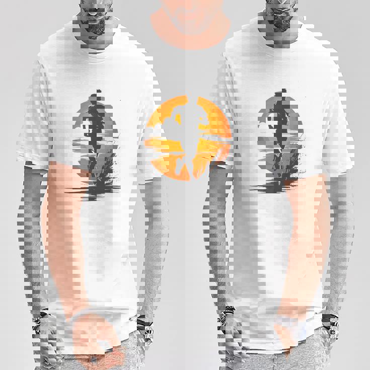 ランニング・ガイ・グラフィック・アスレティックス Tシャツ 面白い贈り物