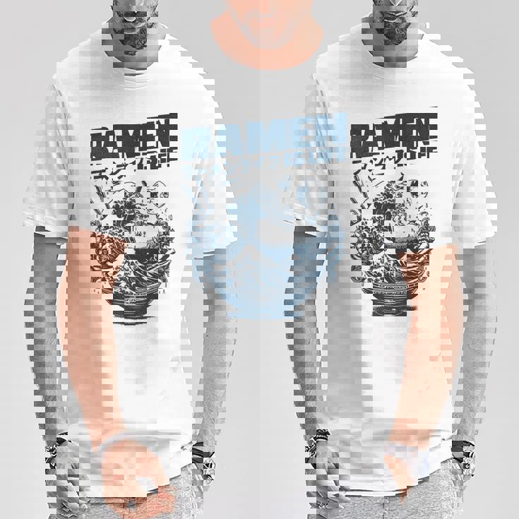 ラーメンは人生、マンガアニメオタクジャパンかわいいラーメン Tシャツ 面白い贈り物