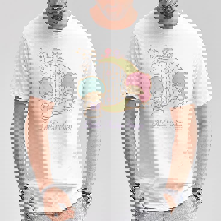 リトルツインスターズ コンサート ライトカラー Tシャツ 面白い贈り物