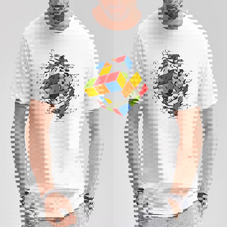 ルービックキューブ ルービックキューブ マジックキューブ レトロ ルービ ヴィンテージ オタク Tシャツ 面白い贈り物