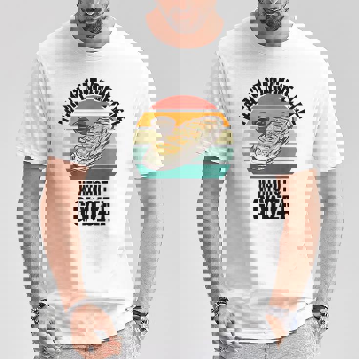 レトロ可愛い餃子 ギョーザなしでは人生は想像できない。 Tシャツ 面白い贈り物