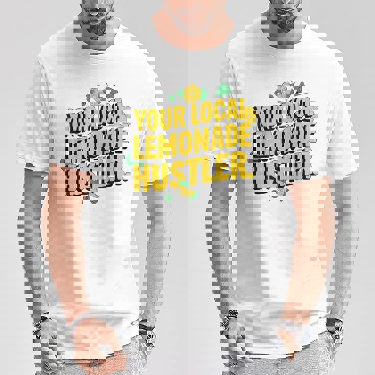 レモネード 起業家 モチベーションハッスル メンズ レディース 男の子 Tシャツ 面白い贈り物