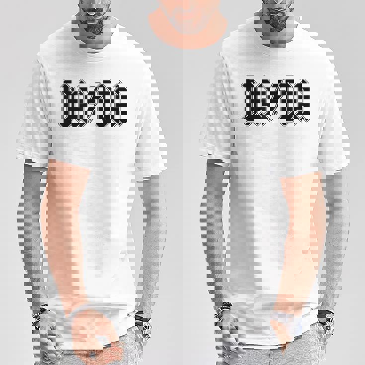 ロックンロール ダダ 父の日 新しいお父さんのために 彼のために ダダ Tシャツ 面白い贈り物