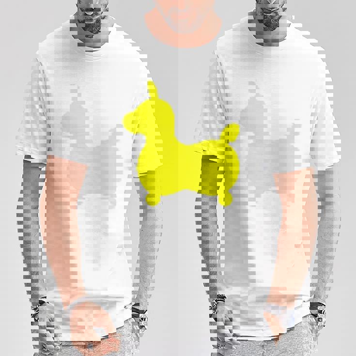 ロディ スカイ バックプリントチャコール） Tシャツ 面白い贈り物