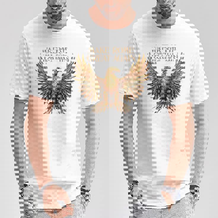 ローマを再び偉大にする ローマの土星 サトゥルナーリア クリスマス 長袖tシャツ Tシャツ 面白い贈り物