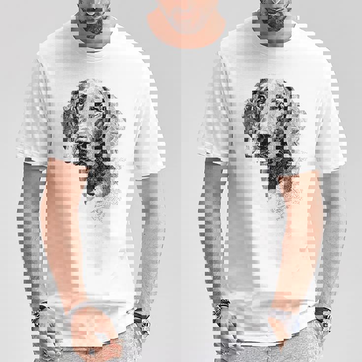 ワイマラナー 犬 グラフィック ペット アート ワイマラナー Tシャツ 面白い贈り物