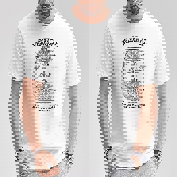 ワームホール アインシュタイン-ローゼンブリッジ ブラックホール ハイパースペース物理学 Tシャツ 面白い贈り物