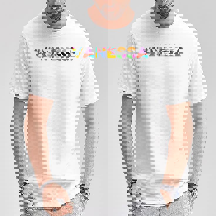 ヴァネッサ名 長袖tシャツ Tシャツ 面白い贈り物