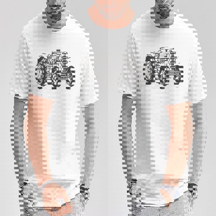 ヴィンテージ 1935年モデル L ケース トラクター 農業 Tシャツ 面白い贈り物