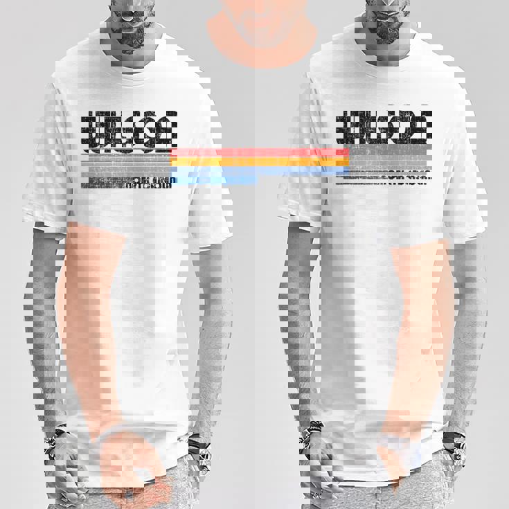 ヴィンテージ 70年代 80年代スタイル ウィルソン Nc Tシャツ 面白い贈り物