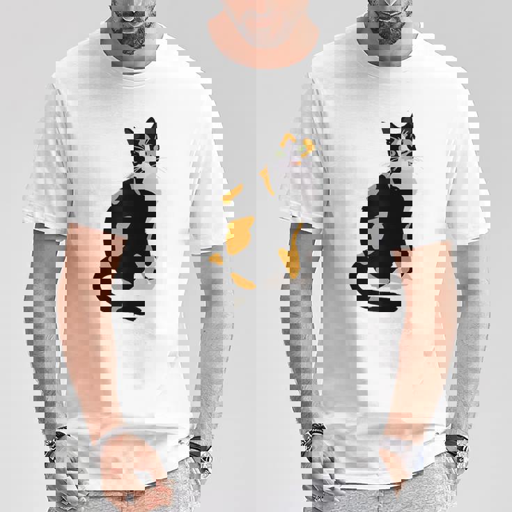 三毛猫ポートレート かわいい三毛猫 三毛猫好き Tシャツ 面白い贈り物