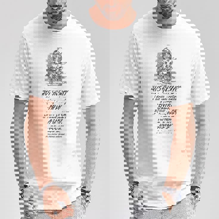 不思議の国のアリス マッドハッター デザイン Tシャツ 面白い贈り物