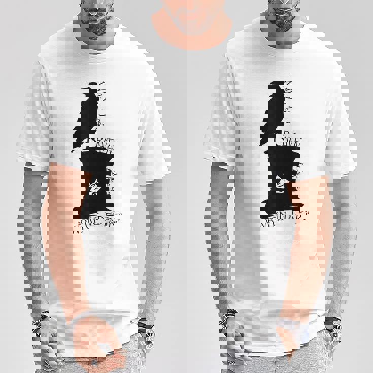 不思議の国のアリス マッドハッター レイブンリドル Tシャツ 面白い贈り物