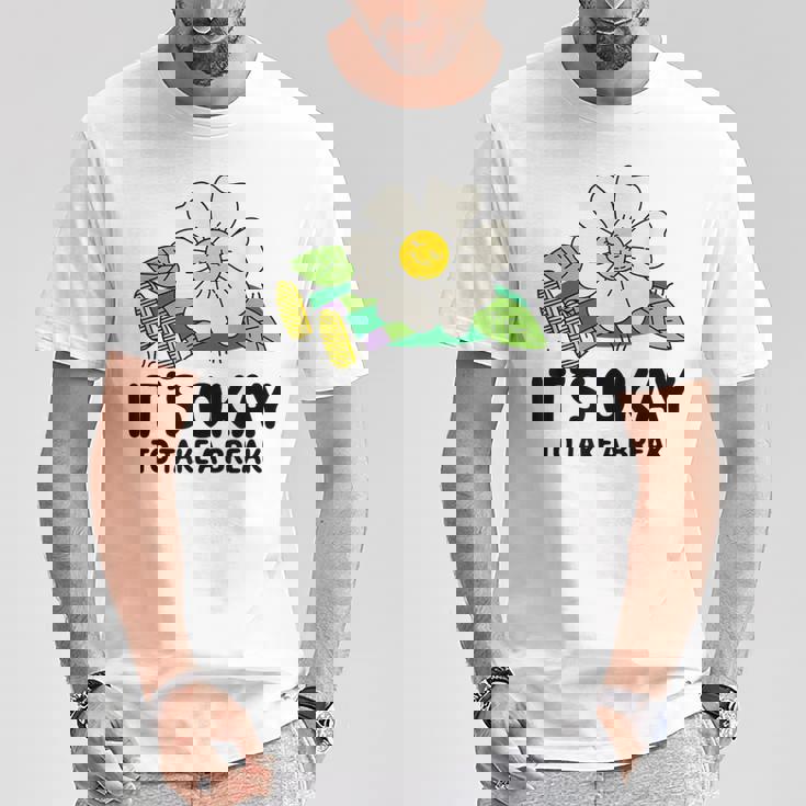 休憩しても大丈夫 Tシャツ 面白い贈り物