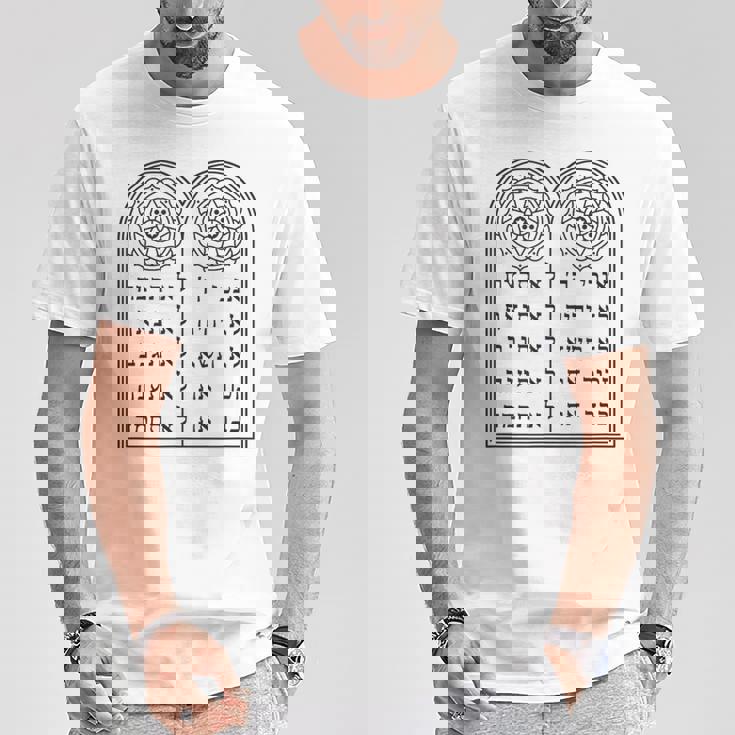 十戒 Tシャツ 面白い贈り物