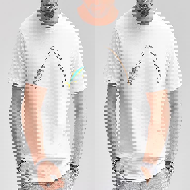 右往左往 さお うお おもしろデザイン 長袖tシャツ Tシャツ 面白い贈り物