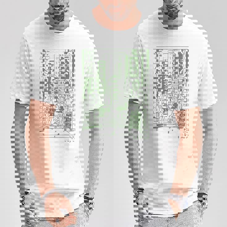 和 ストリート レトロ バイブ 美的 東京 ファッション Tシャツ 面白い贈り物