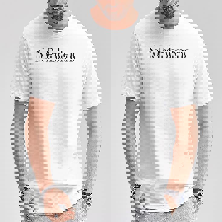 問題ありません Tシャツ 面白い贈り物