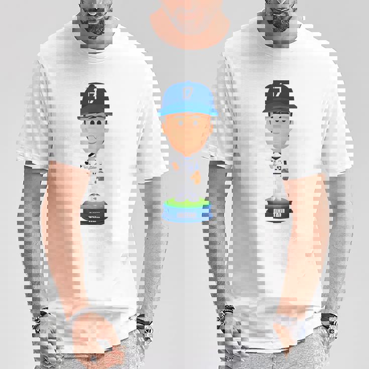 大谷翔平 ロサンゼルス 野球 ボブルヘッド Mlbpa Tシャツ 面白い贈り物