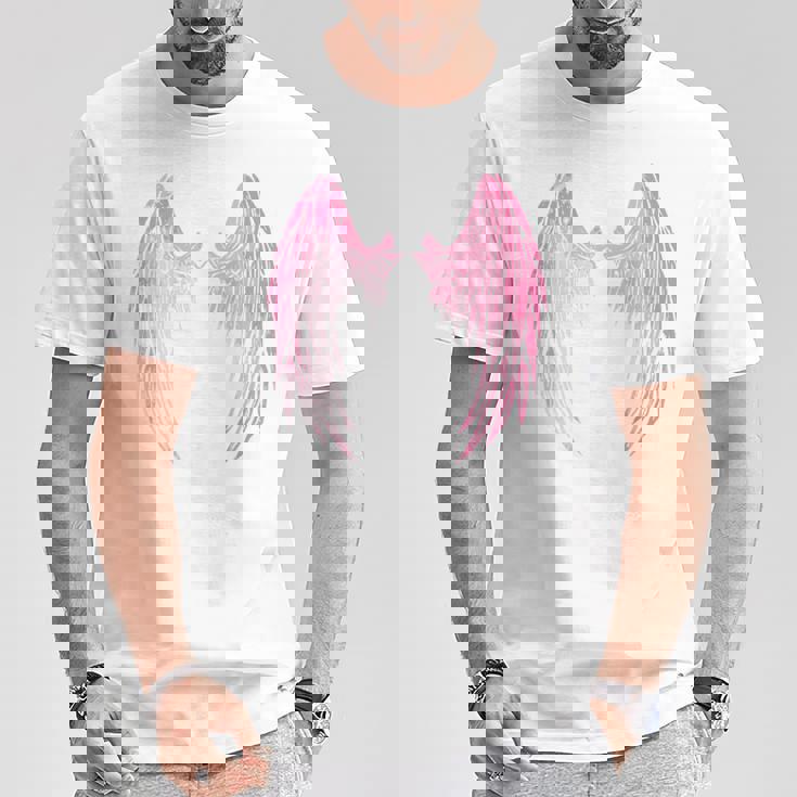 天使の翼 天使の羽 ヘヴンローズ Tシャツ 面白い贈り物