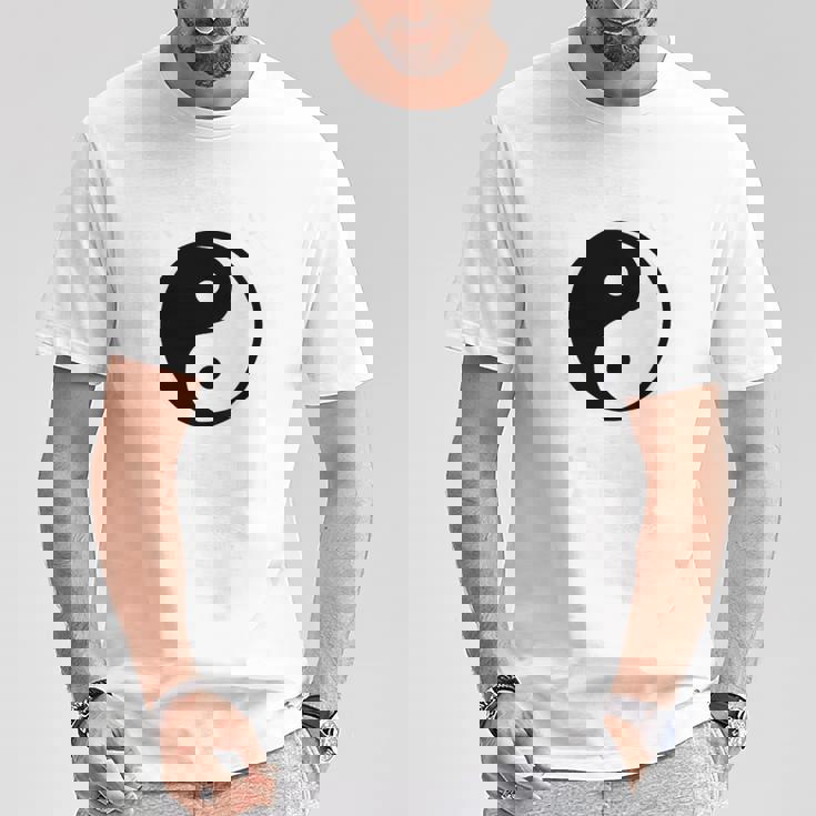 太極拳tシャツ バックプリント Body Mindpirit 陰陽tシャツ Tシャツ 面白い贈り物