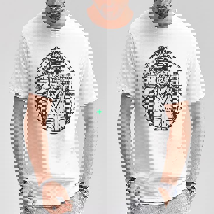 安全に働くおじさん 安全第一 作業員 Tシャツ 面白い贈り物