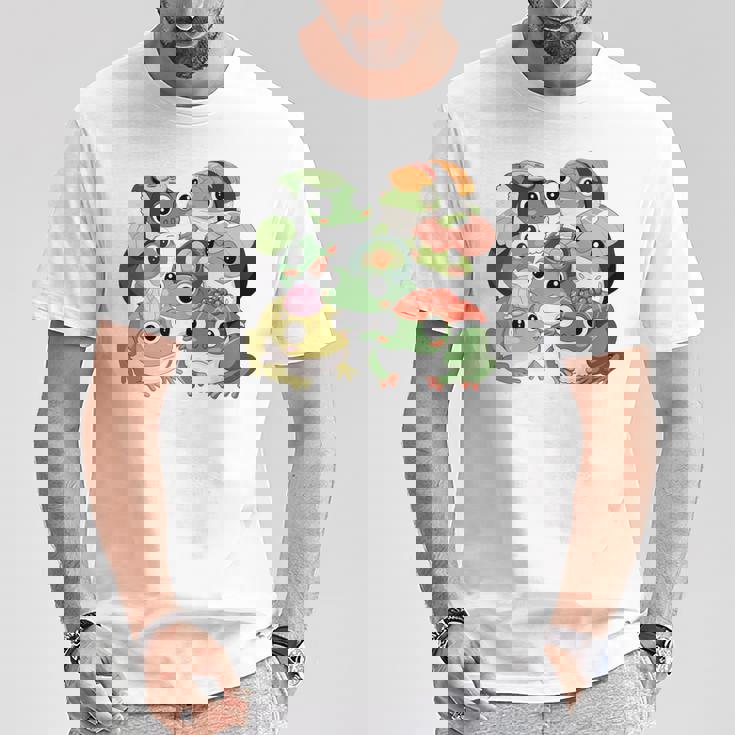 寿司 アニメ カエル 寿司好き 長袖tシャツ Tシャツ 面白い贈り物