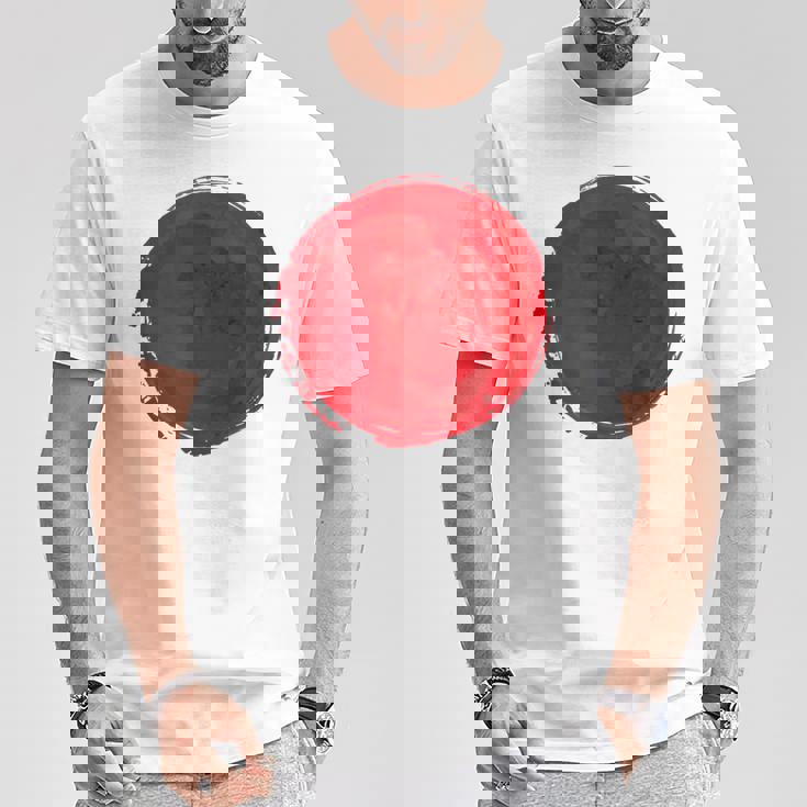 日本国旗 昇る太陽 日照 日の丸 Tシャツ 面白い贈り物