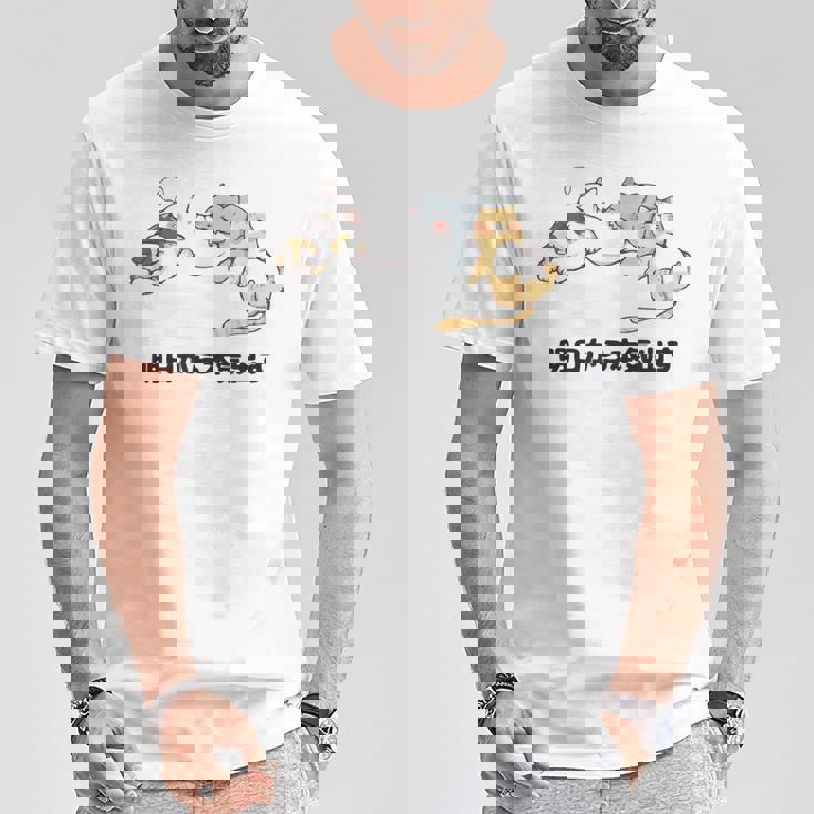 明日から本気出す おもしろ 猫好き ねこ好き ネコ好き 面白い ねこ ネコ 猫 メンズ レディース Tシャツ 面白い贈り物