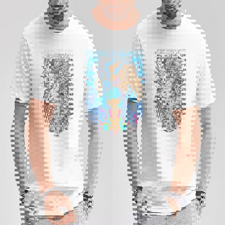 月光ランデブー 長袖tシャツ Tシャツ 面白い贈り物