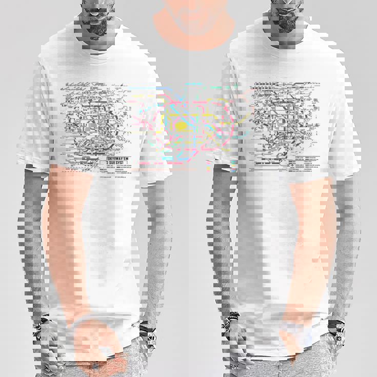 東京地下鉄地図 地図 東京地下鉄 Tシャツ 面白い贈り物