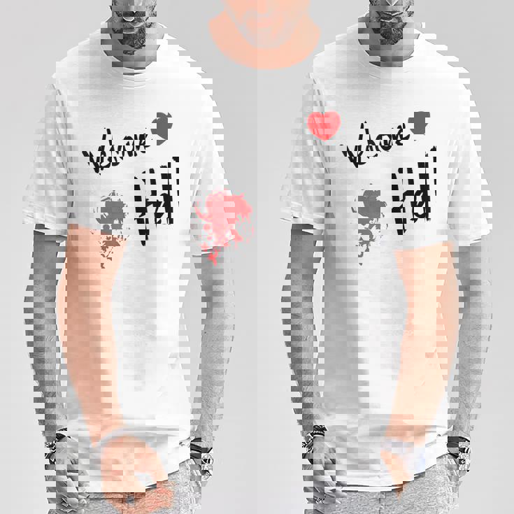 東方プロジェクト ウェルカム地獄幻想郷 リラックス Tシャツ 面白い贈り物