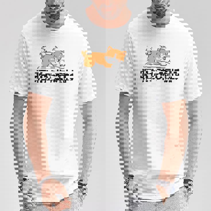 柴犬ファンにおすすめ！明日から頑張るデザイン Tシャツ 面白い贈り物