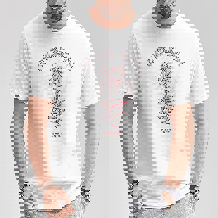 極真会館空手、バックプリント Tシャツ 面白い贈り物