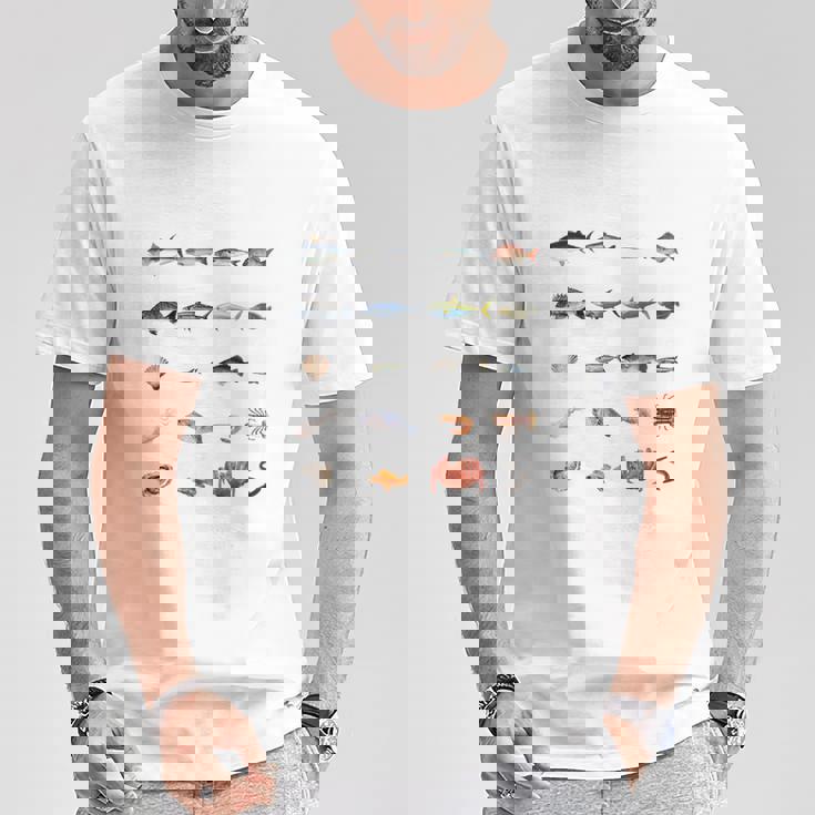 海鮮 ネタ 面白いtシャツ おもしろ 食べ物 文字入り メンズ 面白い 服 オリジナル グッズ 文字tシャツ プレゼント 長袖tシャツ Tシャツ 面白い贈り物