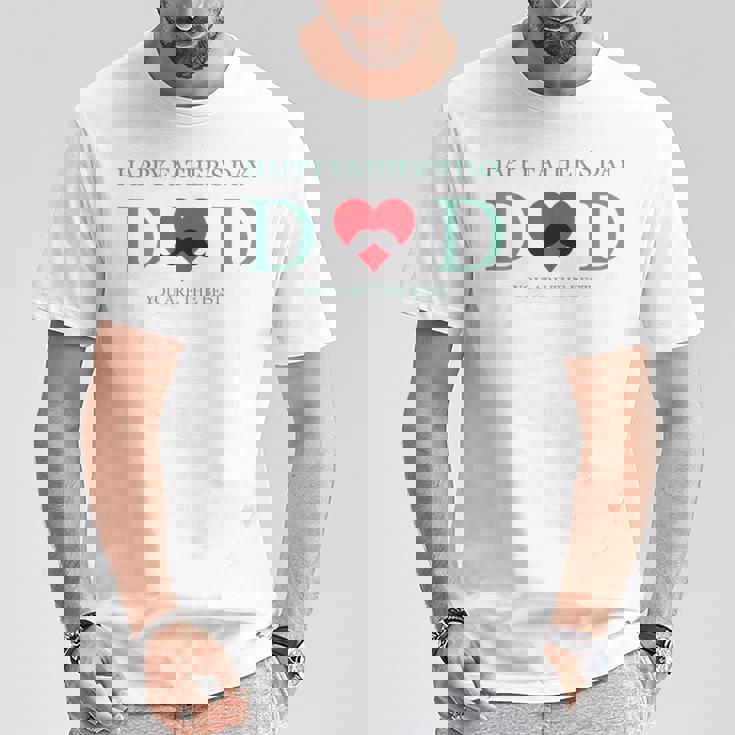 父の日のお父さんギフト ハッピー父の日tシャツ Tシャツ 面白い贈り物