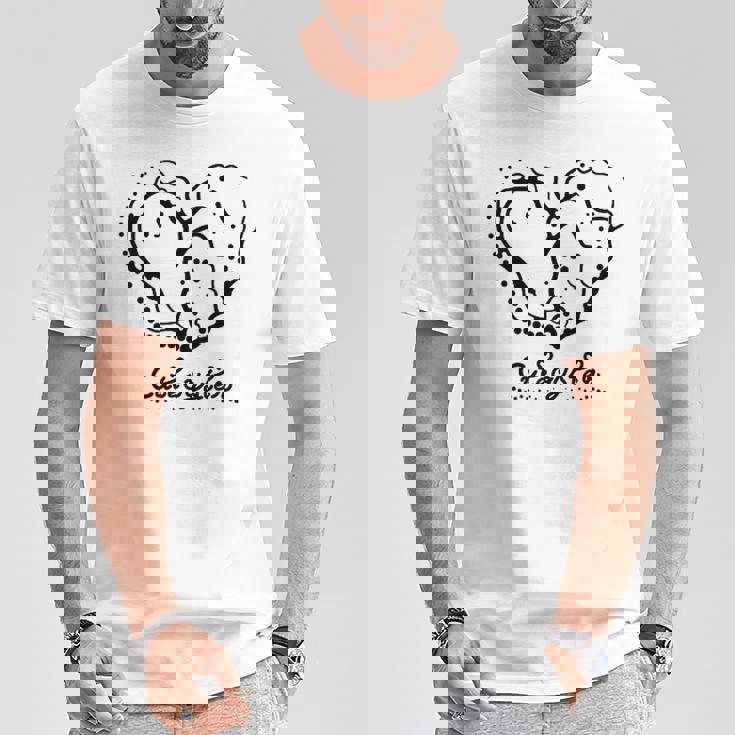 牡蠣のキャラクター「Cute Oyster」黒ver Tシャツ 面白い贈り物