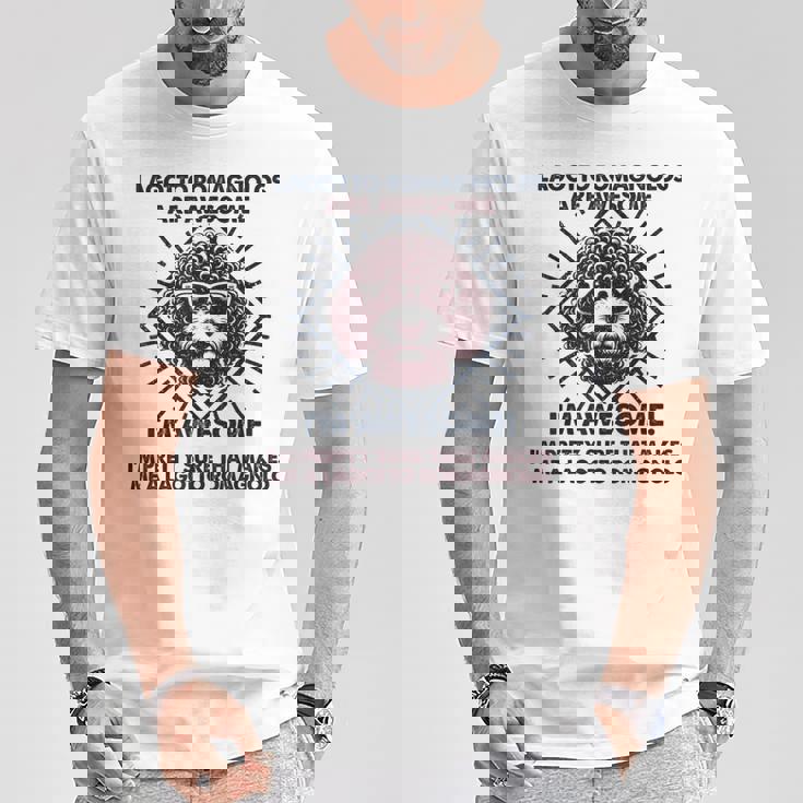 犬のお父さんはすごい-ブリード・ラゴット・ロマニョーロ・ドッグ・マム Tシャツ 面白い贈り物