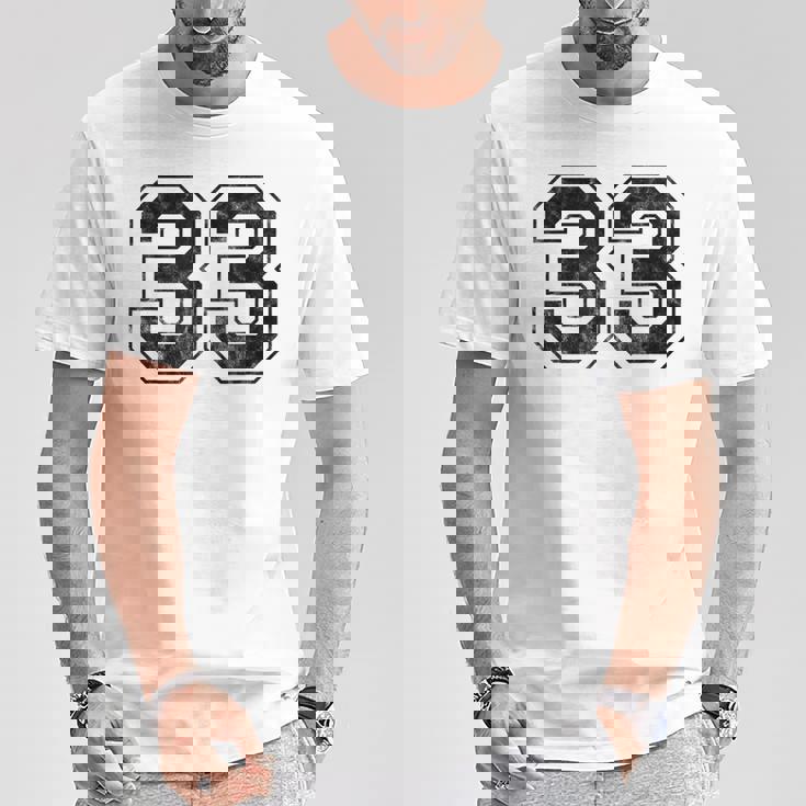番号33 Tシャツ 面白い贈り物