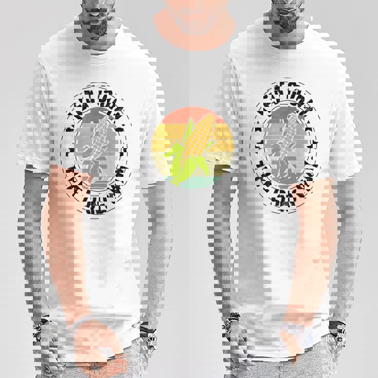 私はトウモロコシを食べます Tシャツ 面白い贈り物