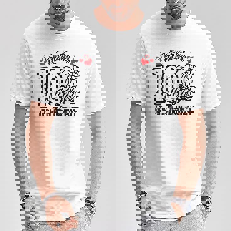 結婚10周年記念マッチング・ギフト Tシャツ 面白い贈り物