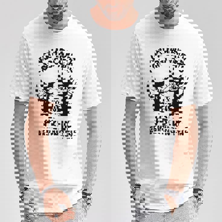 結婚30周年記念日 結婚30年 立派な猫 面白い Tシャツ 面白い贈り物