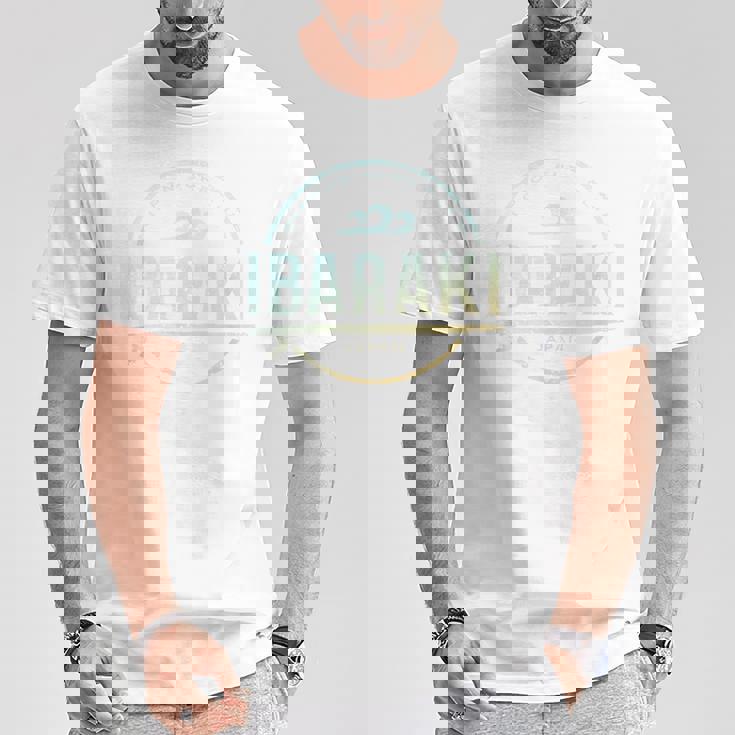 茨城ジャパンレトロ茨城ジャパンヴィンテージサーフ Tシャツ 面白い贈り物