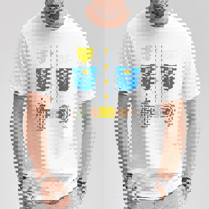 警察コスチューム 面白い警官 警察官 警察官 男性 男の子 子供 Tシャツ 面白い贈り物