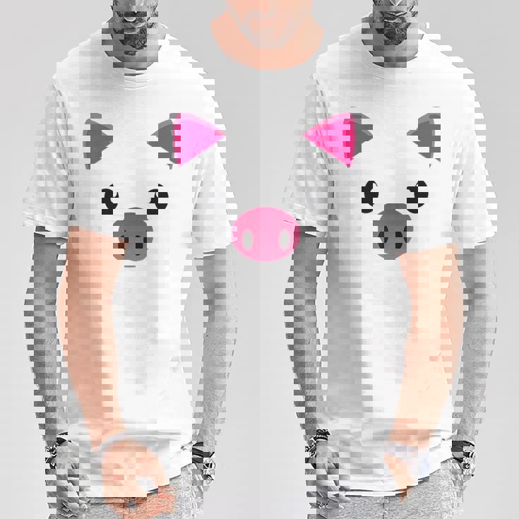 豚の顔 ハロウィン ティーカップ 豚 コスチューム ギフト Tシャツ 面白い贈り物