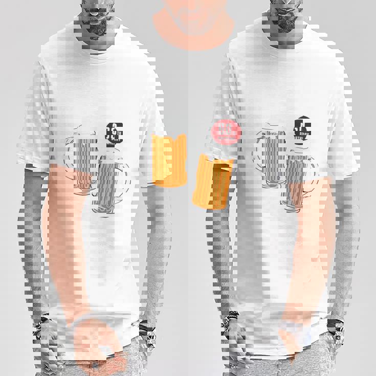 還暦祝い ビール好き 酒好き 父 母 男性 女性 60歳お祝い Cheers To Embracing Life 長袖tシャツ Tシャツ 面白い贈り物