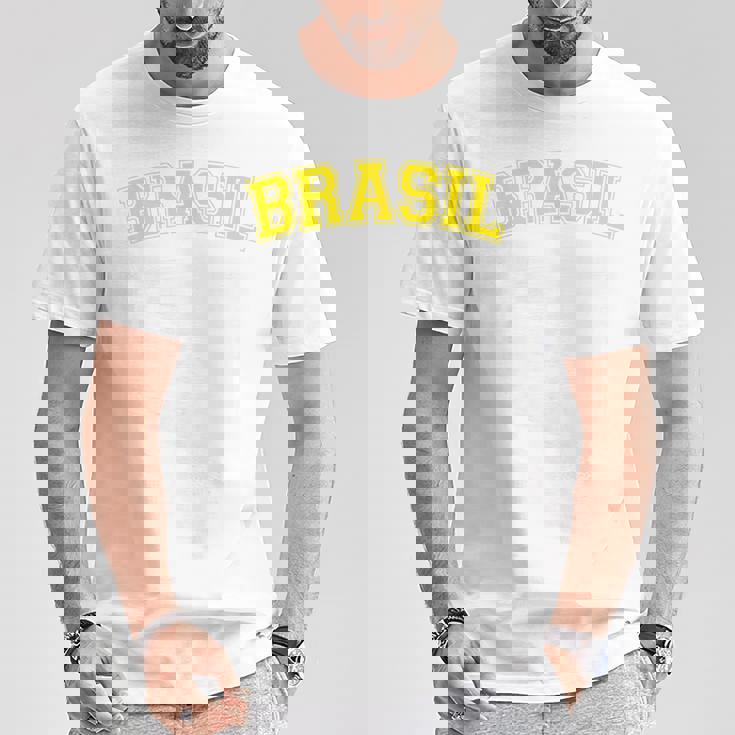 面白いブラジルシャツ ブラジルグリーンフラッグ Tシャツ 面白い贈り物