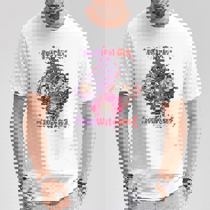 魔法少女ホロウィッチ！ 紫咲シオン・宝鐘マリン・沙花叉クロヱ Tシャツ 面白い贈り物