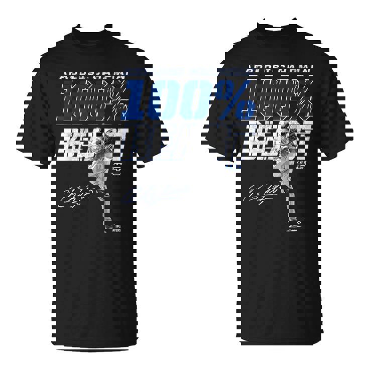 100 Beast Aroldis Chapman Texas Mlbpa Tシャツ