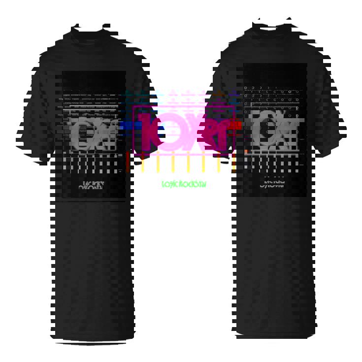 10Xer クール オリジナルアートワーク ロックスター エレクトロニック バンド Tシャツ